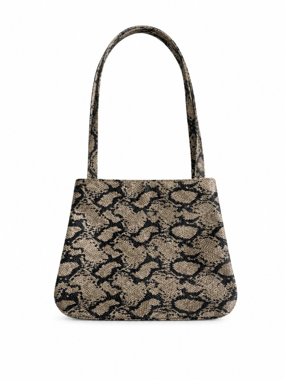 Croc Leather Shoulder Bag